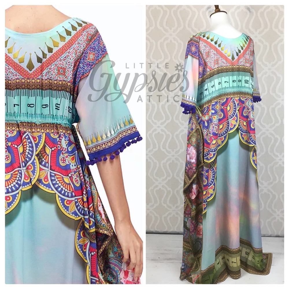 Pastel Rainbows and Prisms Kaftan - Picture 6 of 16